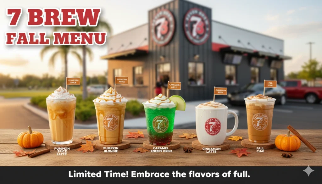 7 Brew Fall Menu