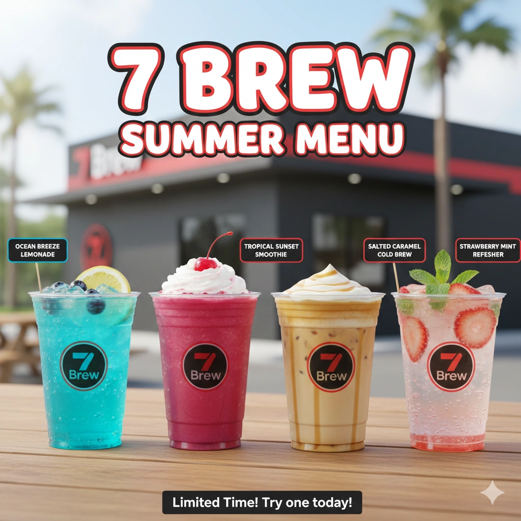 7 Brew Summer Menu
